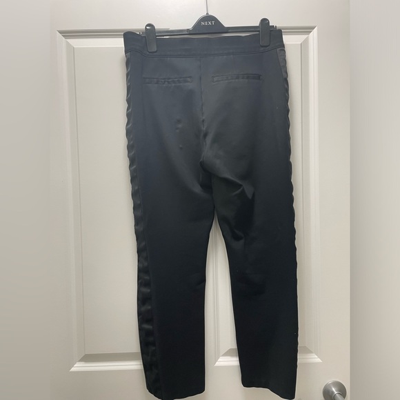 Spanx- Black tuxedo pants with satin side stripe - Picture 3 of 4